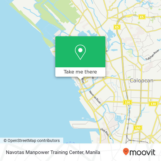 Navotas Manpower Training Center map