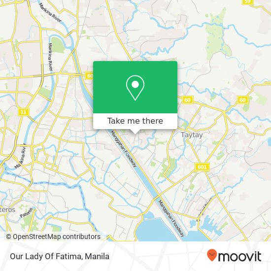 Our Lady Of Fatima map