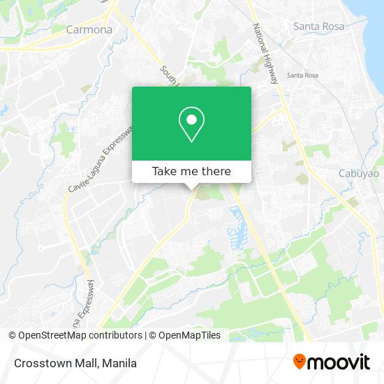 Crosstown Mall map