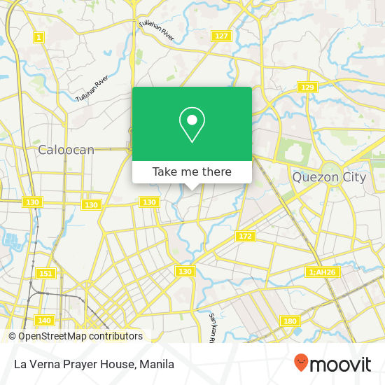 La Verna Prayer House map