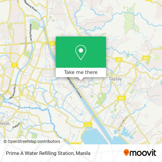 Prime A Water Refilling Station map
