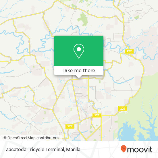 Zacatoda Tricycle Terminal map