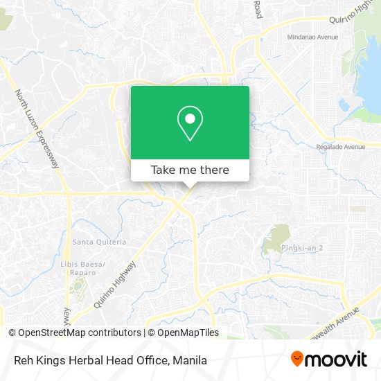 Reh Kings Herbal Head Office map