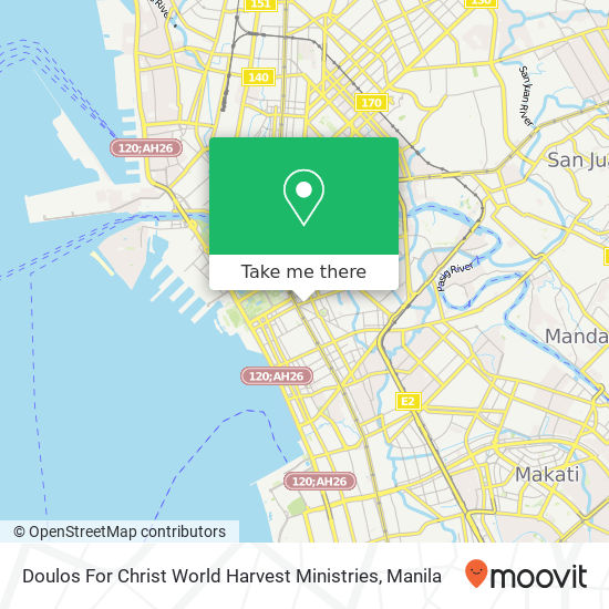 Doulos For Christ World Harvest Ministries map