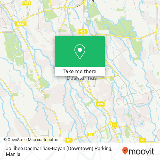 Jollibee Dasmariñas-Bayan (Downtown) Parking map