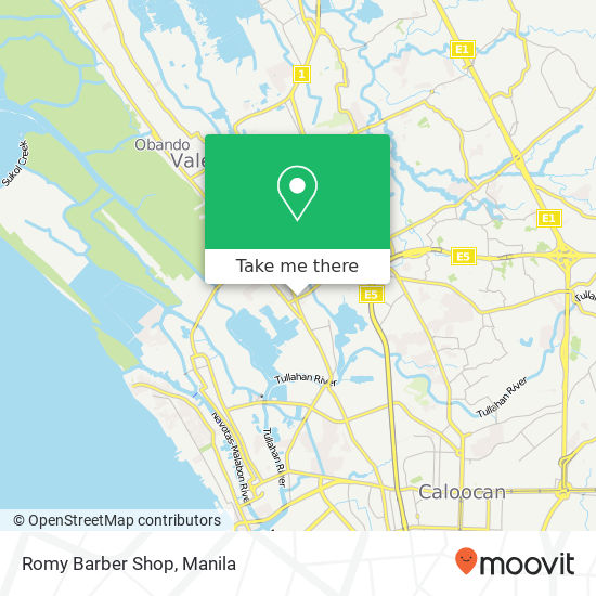 Romy Barber Shop map