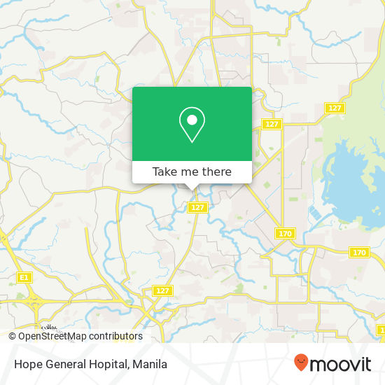 Hope General Hopital map