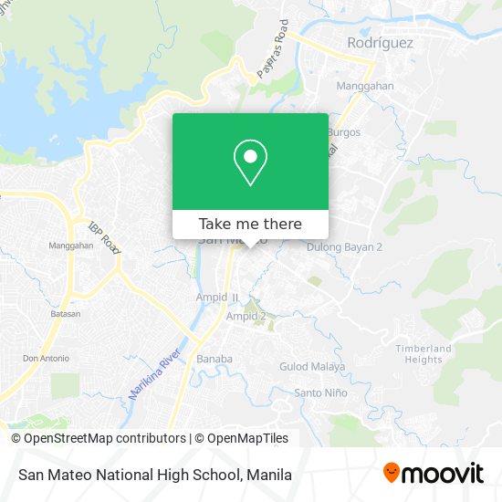 San Mateo National High School map