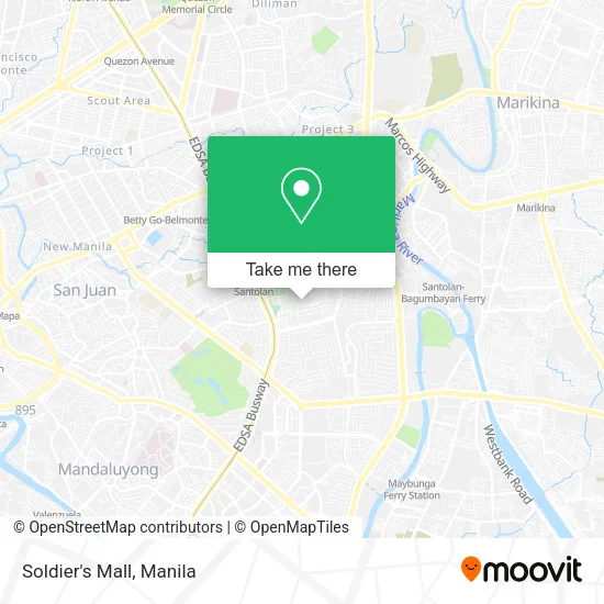 Soldier's Mall map