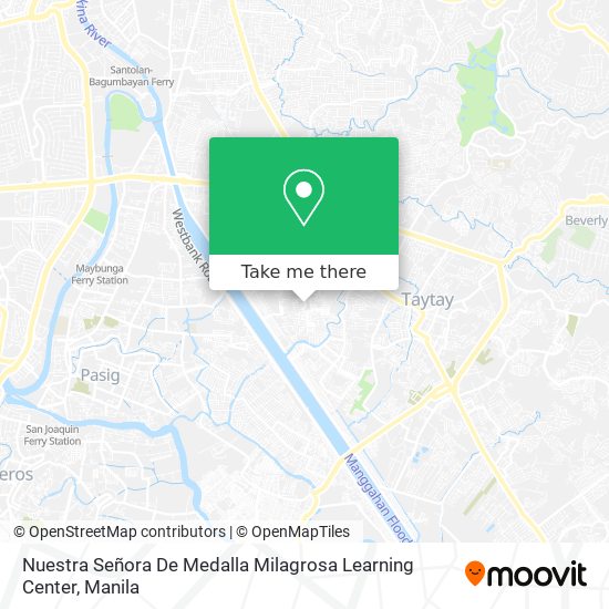 Nuestra Señora De Medalla Milagrosa Learning Center map