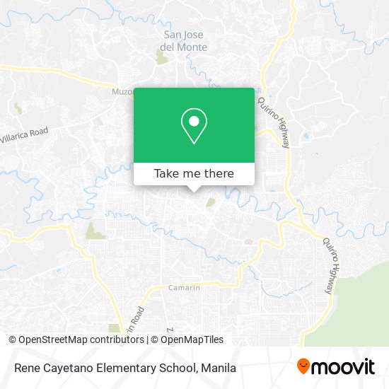 Rene Cayetano Elementary School map