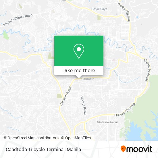 Caadtoda Tricycle Terminal map