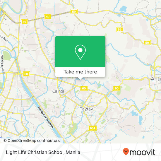 Light Life Christian School map