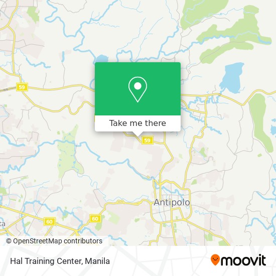 Hal Training Center map