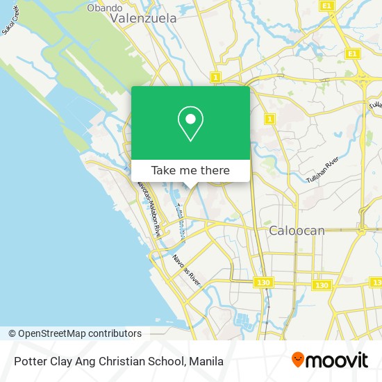 Potter Clay Ang Christian School map