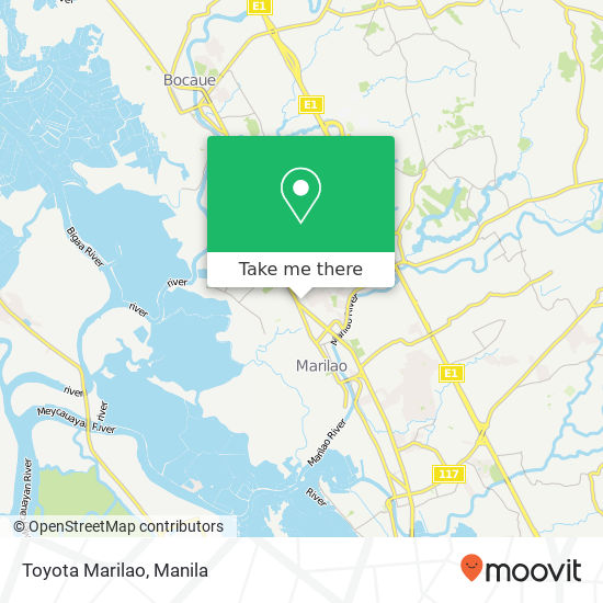 Toyota Marilao map