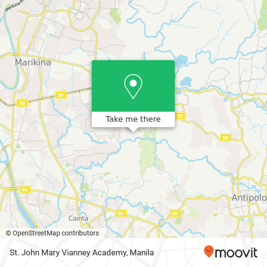 St. John Mary Vianney Academy map