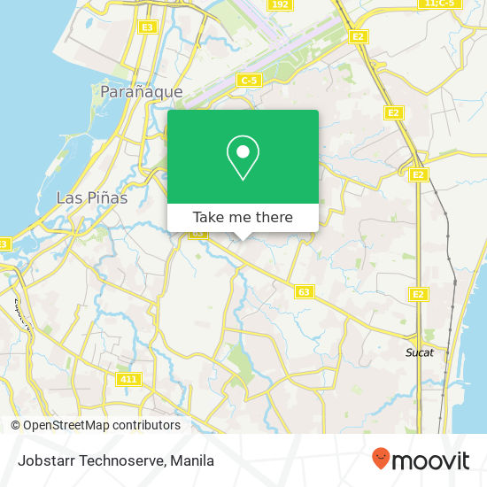 Jobstarr Technoserve map