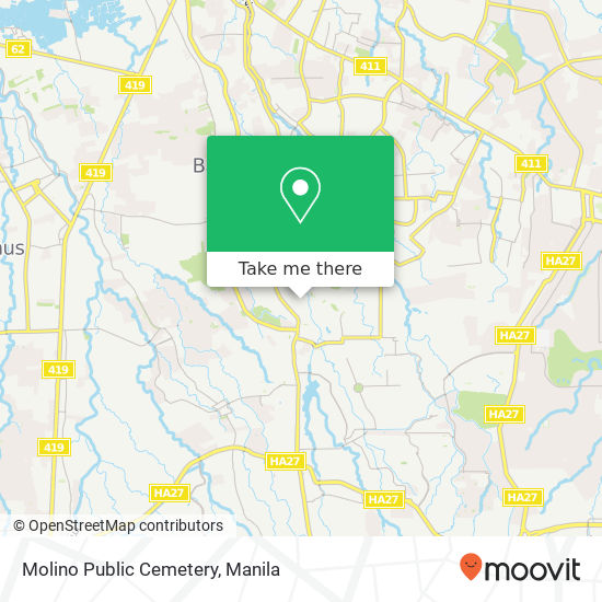 Molino Public Cemetery map