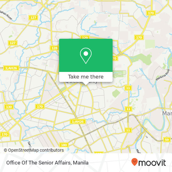 Office Of The Senior Affairs map