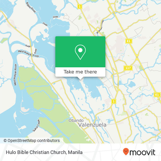 Hulo Bible Christian Church map