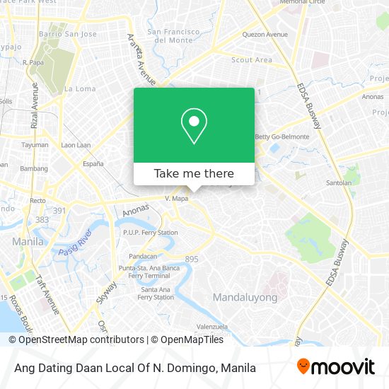 Ang Dating Daan Local Of N. Domingo map