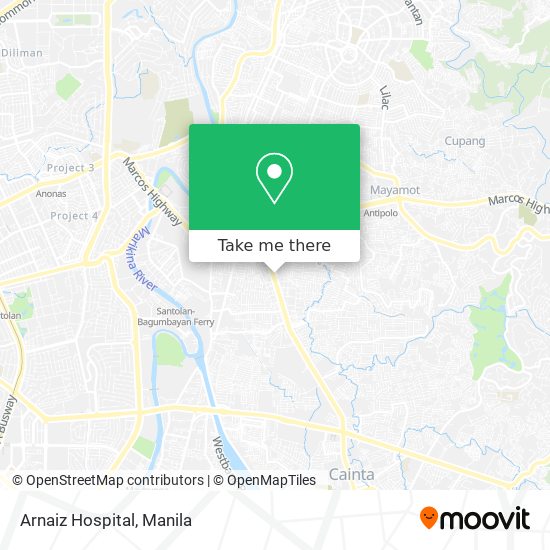 Arnaiz Hospital map