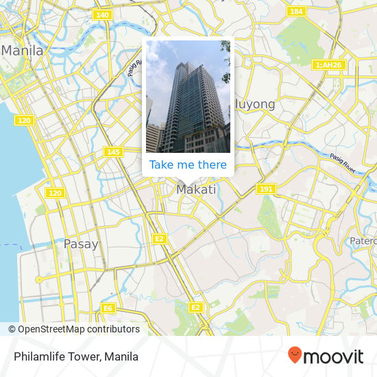 Philamlife Tower map