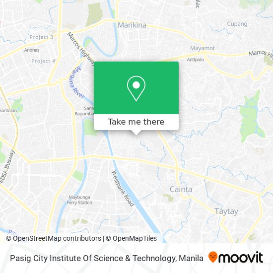 Pasig City Institute Of Science & Technology map