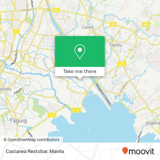 Castanea Restobar map