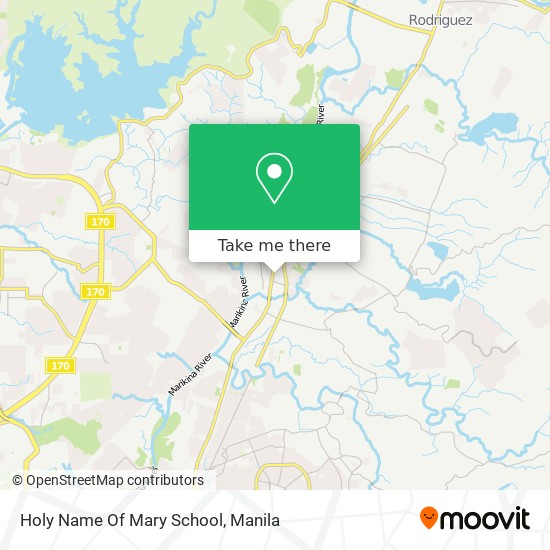Holy Name Of Mary School map