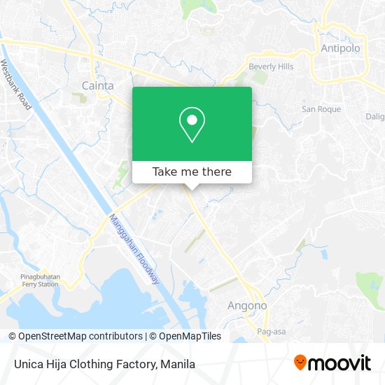 Unica Hija Clothing Factory map