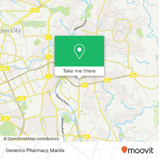 Generics Pharmacy map
