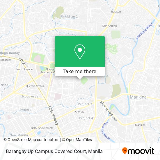 Barangay Up Campus Covered Court map