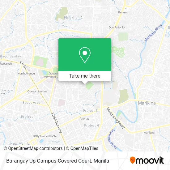 Barangay Up Campus Covered Court map