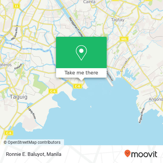 Ronnie E. Baluyot map