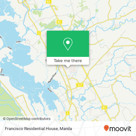 Francisco Residential House map