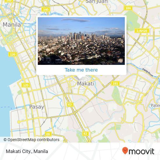 Makati City. map