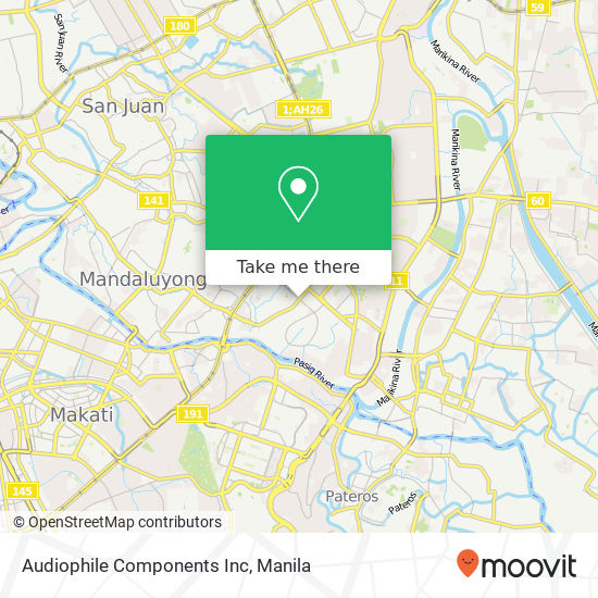 Audiophile Components Inc map