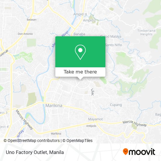 Uno Factory Outlet map