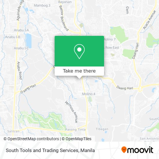 South Tools and Trading Services map