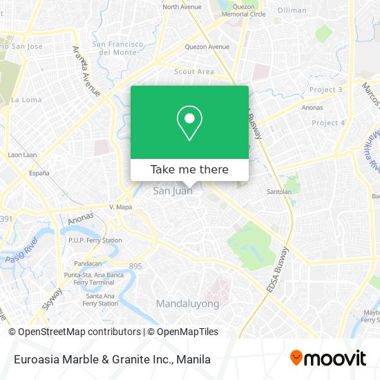 Euroasia Marble & Granite Inc. map