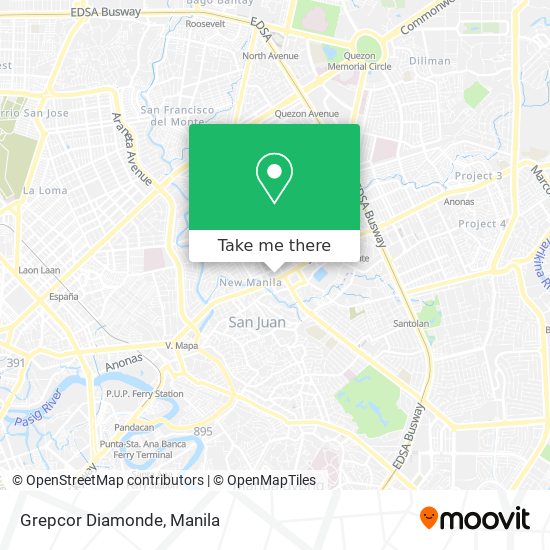 Grepcor Diamonde map