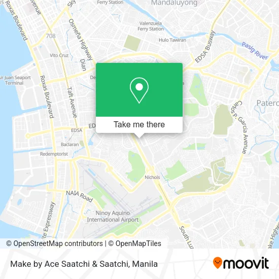Make by Ace Saatchi & Saatchi map