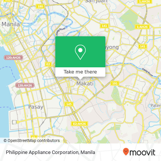Philippine Appliance Corporation map