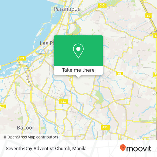 Seventh-Day Adventist Church map