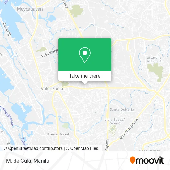 M. de Gula map