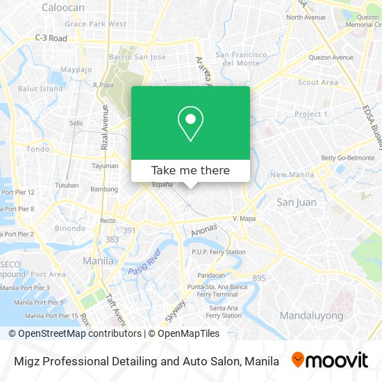 Migz Professional Detailing and Auto Salon map