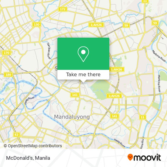 McDonald's map