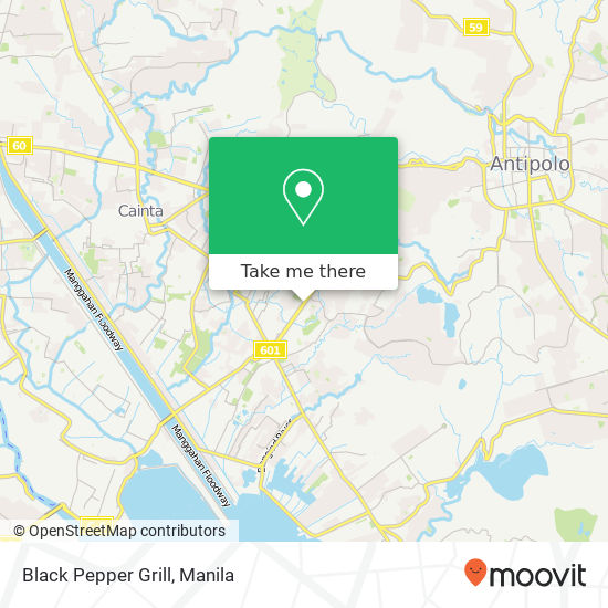 Black Pepper Grill map